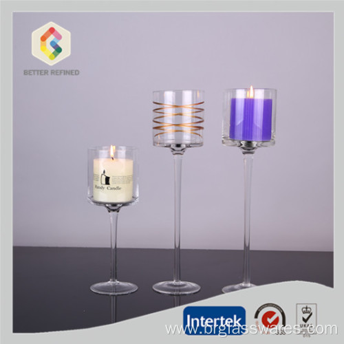 Glass Hurricane Candle Holders Wholesale